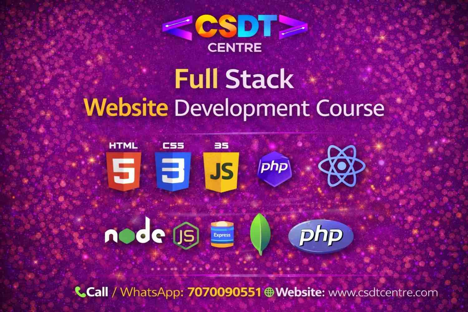Full Stack Development Course Training in Patna at CSDT Centre.
